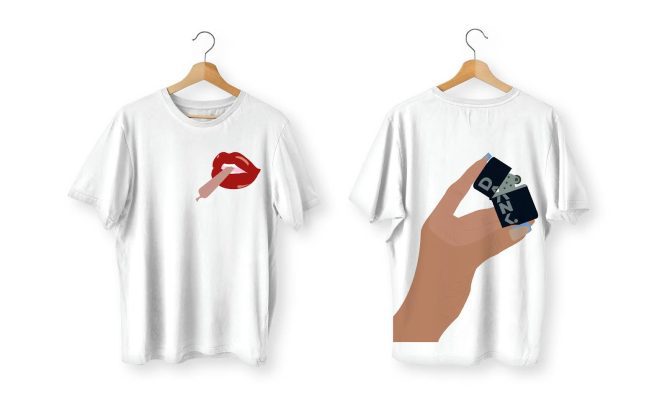 Dank Kiss T-Shirt (White)